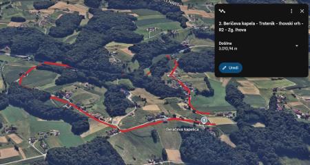 2_Beričeva kapela - Trstenik - Ihovski vrh - R2 - Zg. Ihova